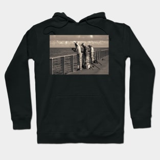 Fishing on Pier Hoodie